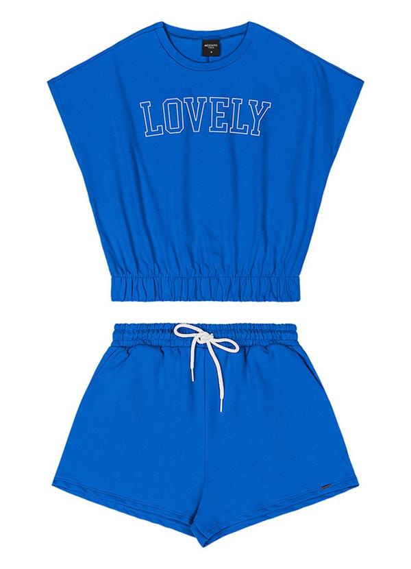 Rezzato - Conjunto Lovely Teen Feminino Azul