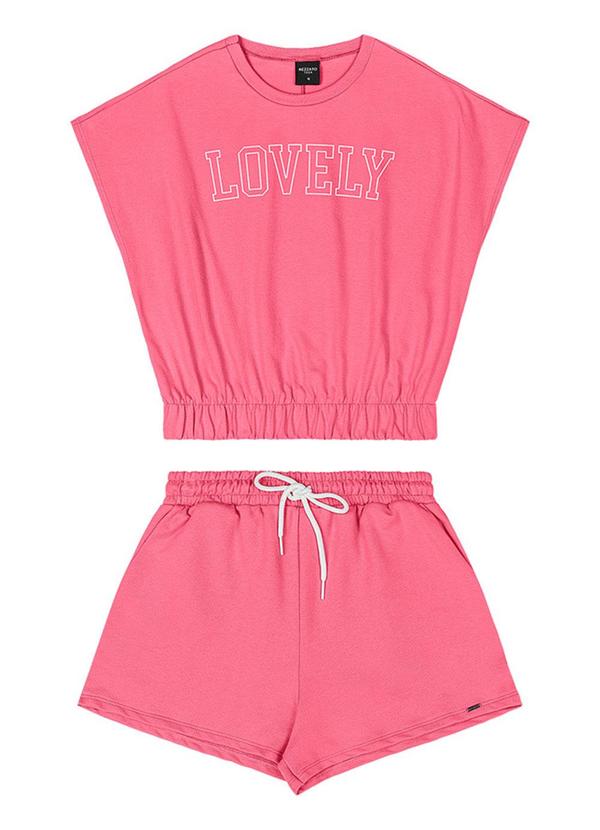 Rezzato - Conjunto Lovely Teen Feminino Rosa