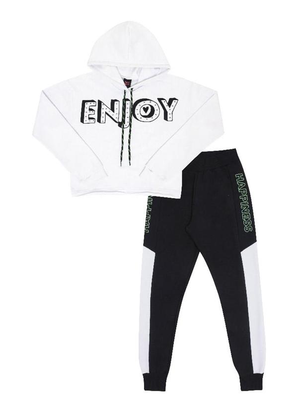 Pulla Bulla - Conjunto Manga Longa MeninaBranco