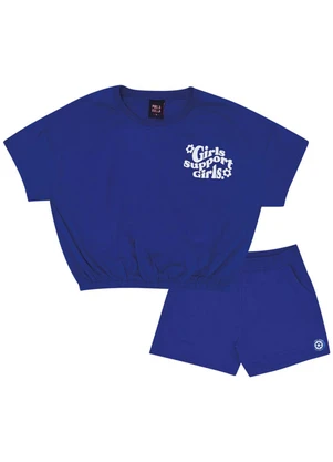 Pulla Bulla - Conjunto Meia Malha Menina Roxo - PULLA BULLA