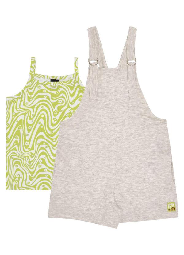 Pulla Bulla - Conjunto Moletinho Menina Cinza