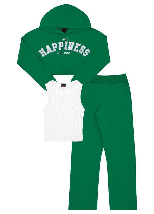 Pulla Bulla - Conjunto Moletinho Menina Verde