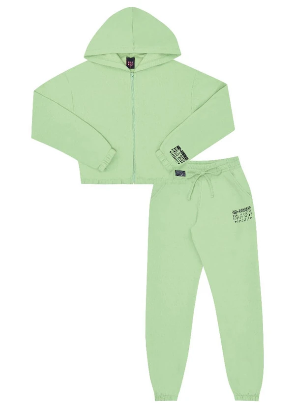 Pulla Bulla - Conjunto Moletinho Menina Verde