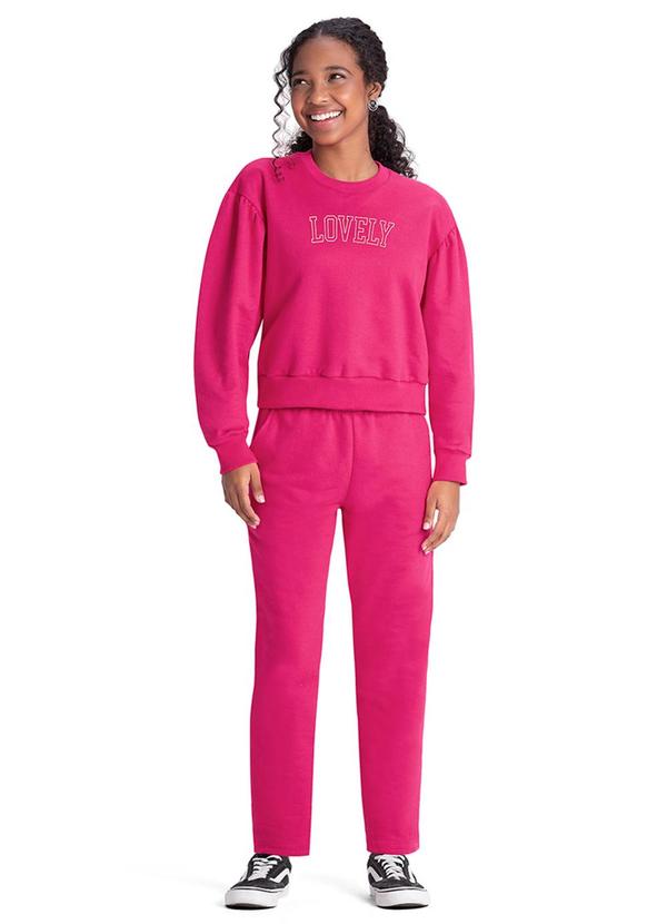 Rezzato - Conjunto Moletom Lovely Feminino Rosa 1