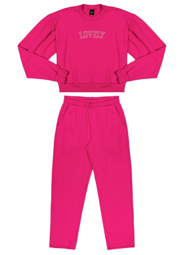 Rezzato - Conjunto Moletom Lovely Feminino Rosa 2