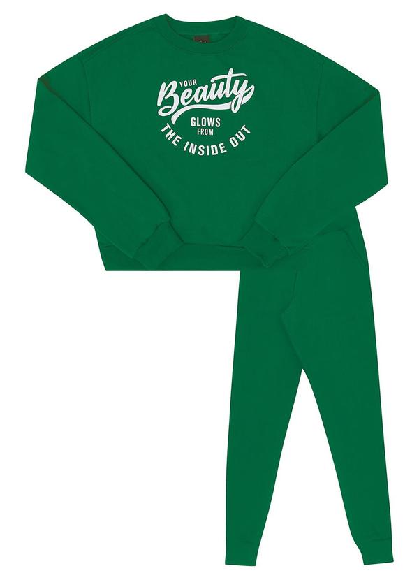 Pulla Bulla - Conjunto Moletom Verde