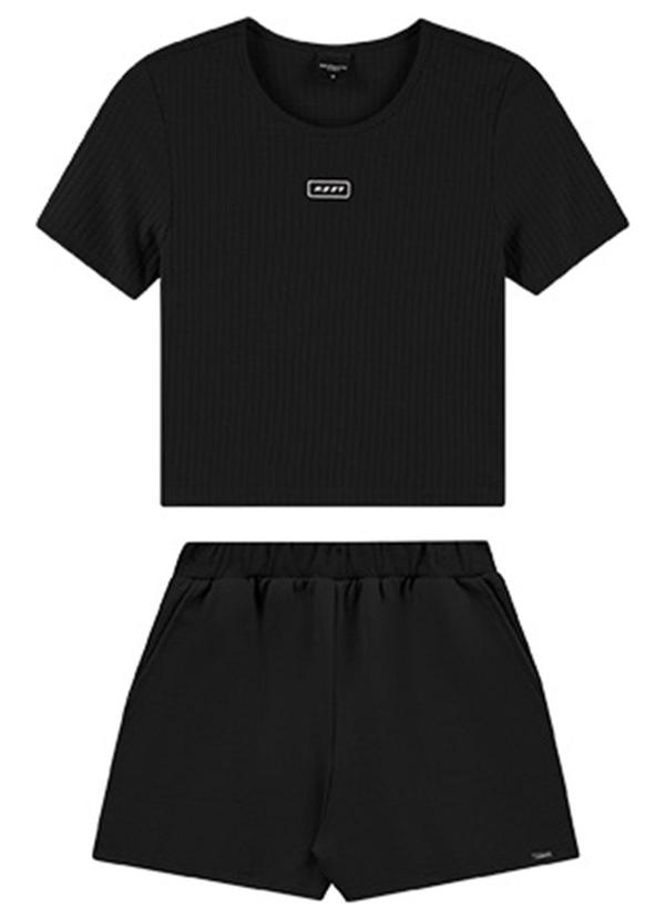 Rezzato - Conjunto My Attitude Teen Feminino Preto