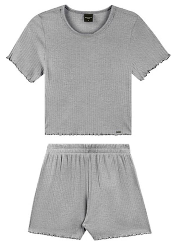 Rezzato - Conjunto Summer Time Teen Feminino Cinza 1