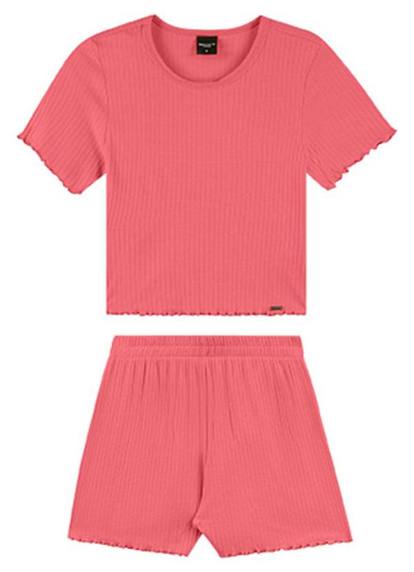 Rezzato - Conjunto Summer Time Teen Feminino Rosa 