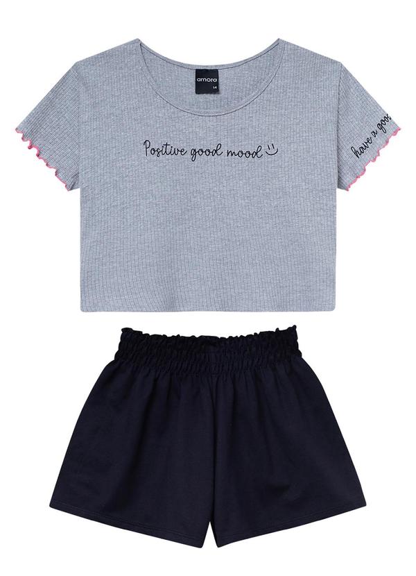 Amora - Conjunto Teen Menina Mescla 2