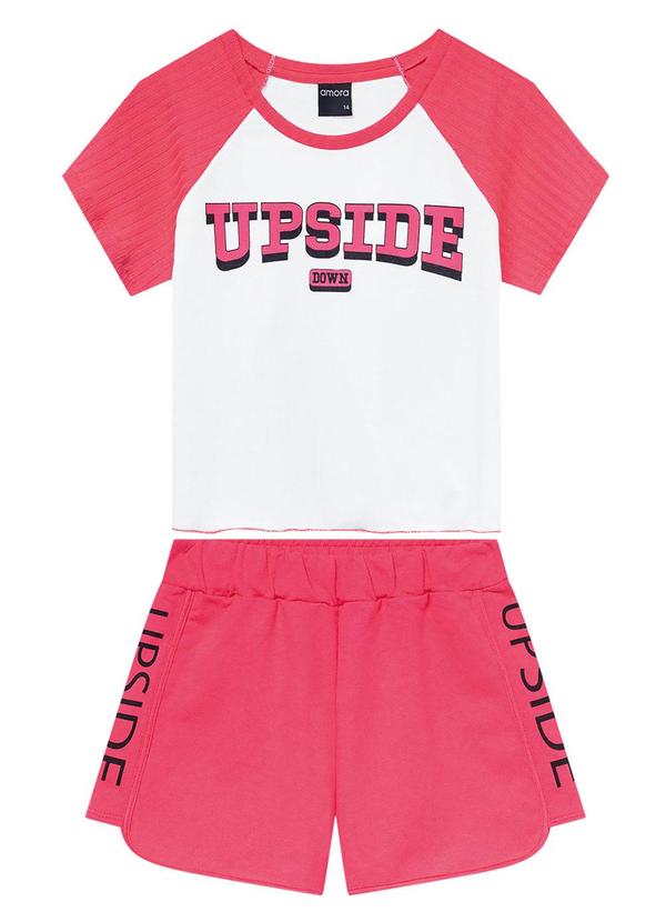 Amora - Conjunto Teen Menina Rosa