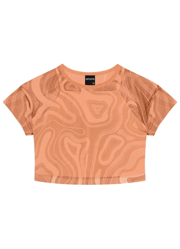 Amora - Conjunto Teen Menina Laranja