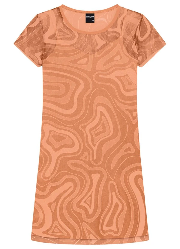 Amora - Conjunto Teen Menina Laranja