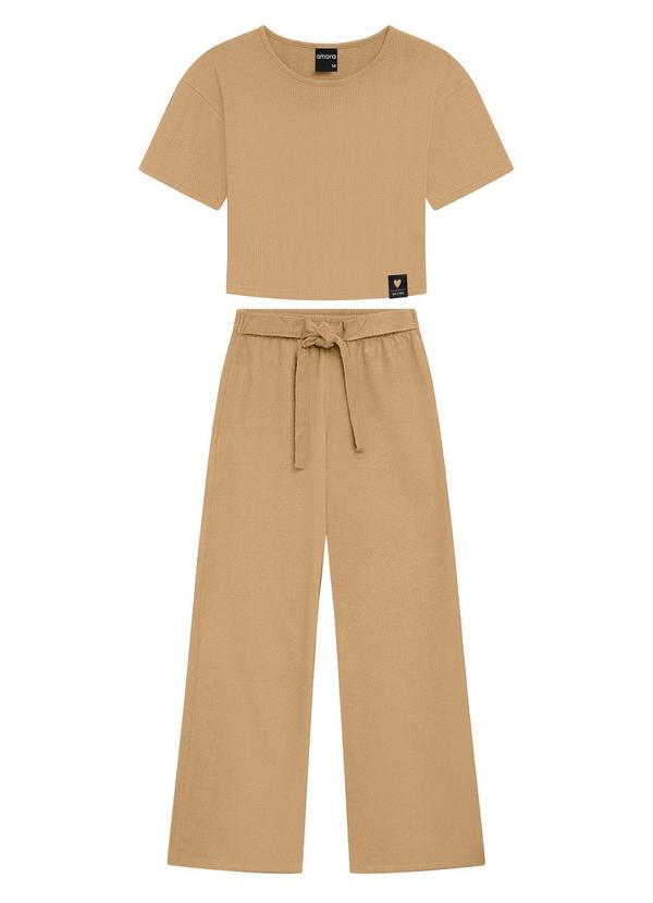 Amora - Conjunto Teen Menina Marrom