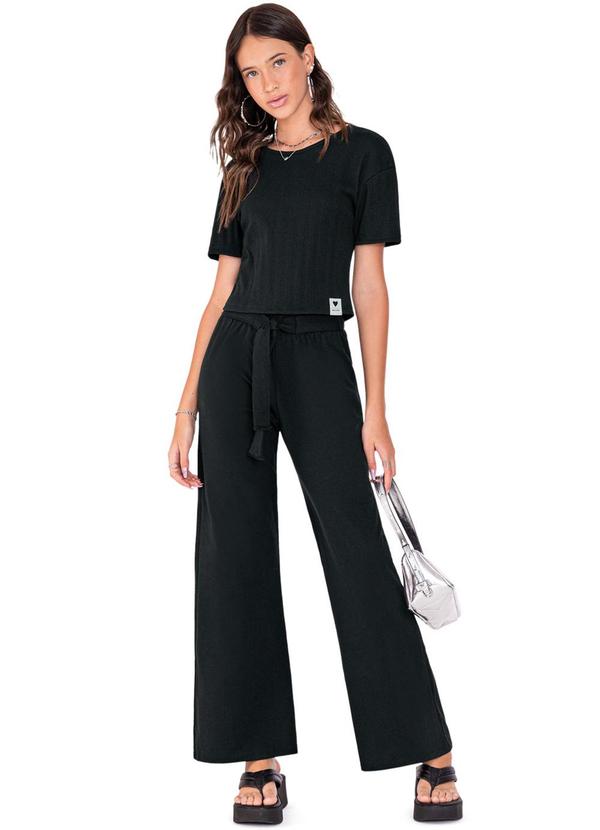 Amora - Conjunto Teen Menina Preto