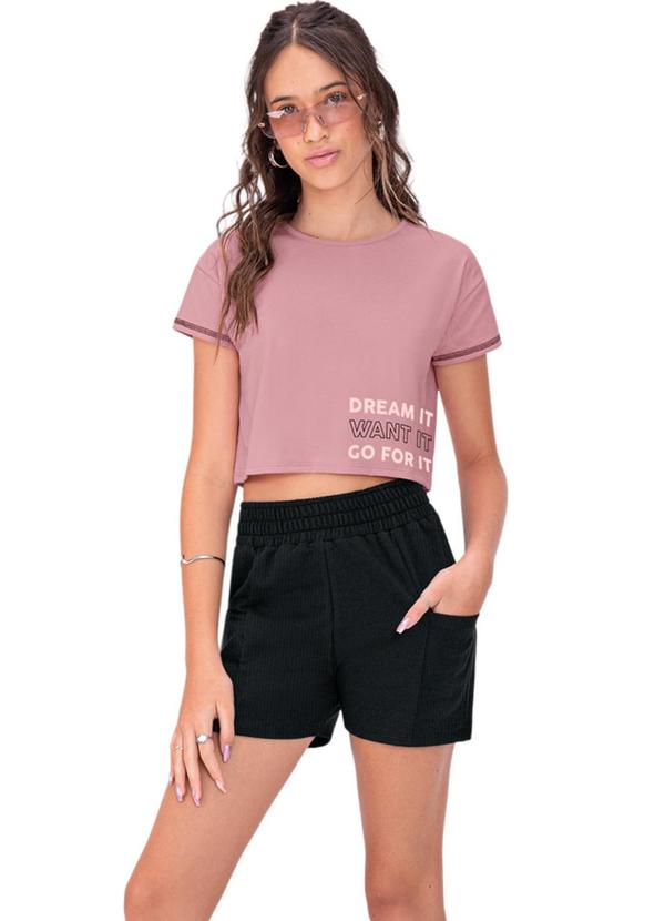 Amora - Conjunto Teen Menina Rosa