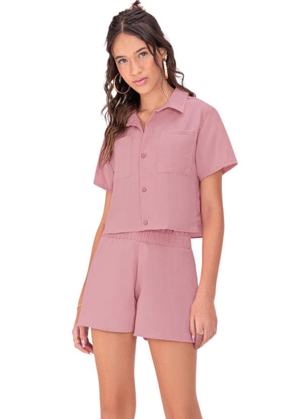 Amora - Conjunto Teen Menina Rosa