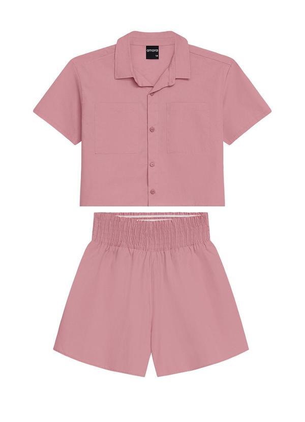 Amora - Conjunto Teen Menina Rosa 3