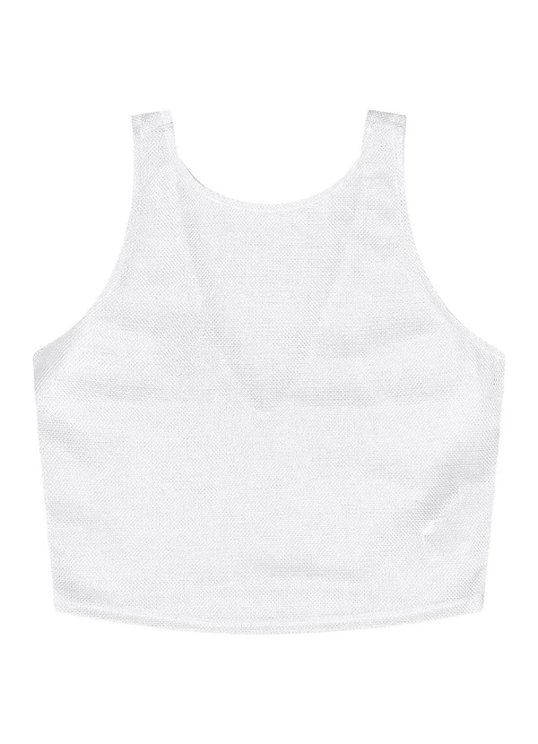 Gloss - Conjunto Top Short-Saia Tecido Branco 4