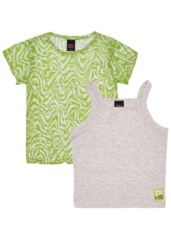 Pulla Bulla - Conjunto Tule Flex Menina Verde 1