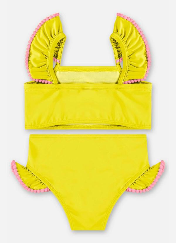 Up Baby - Biquíni com Top e Calcinha Fps+50 Amarelo 2