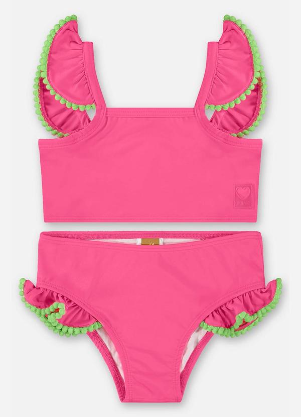 Up Baby - Biquíni com Top e Calcinha Fps+50 Rosa