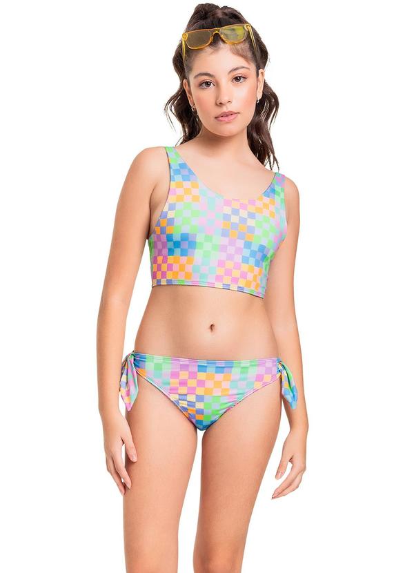 Gloss - Biquíni em Malha Uv Fps +50 Juvenil Branco