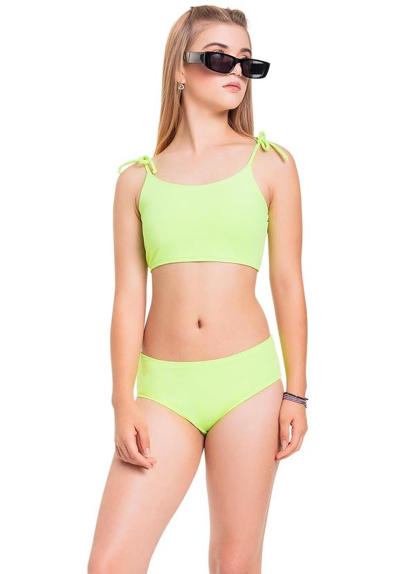 Gloss - Biquíni em Malha Uv Fps +50 Juvenil Verde