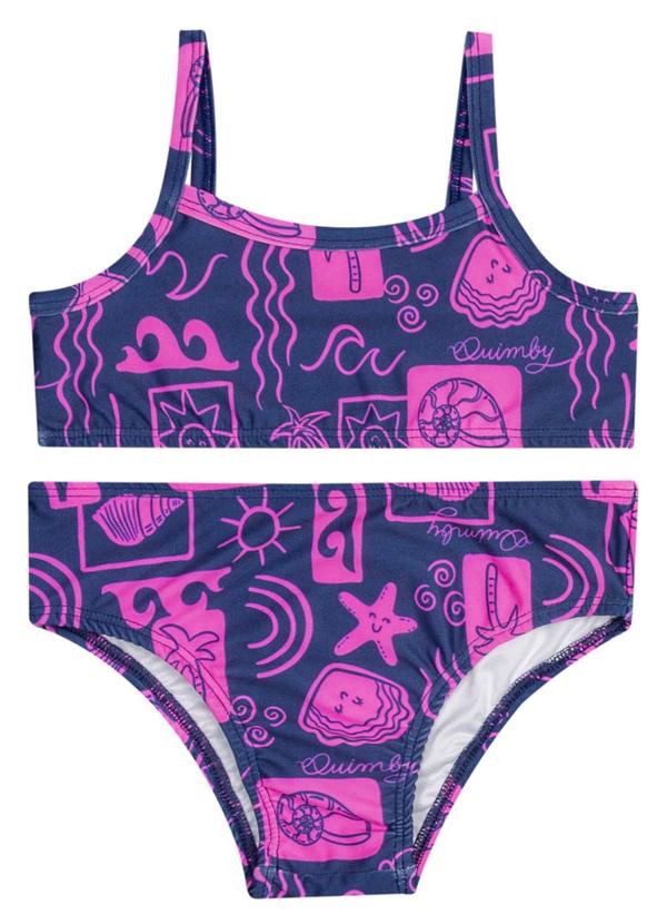 Quimby - Biquíni Infantil Fps +50 Azul