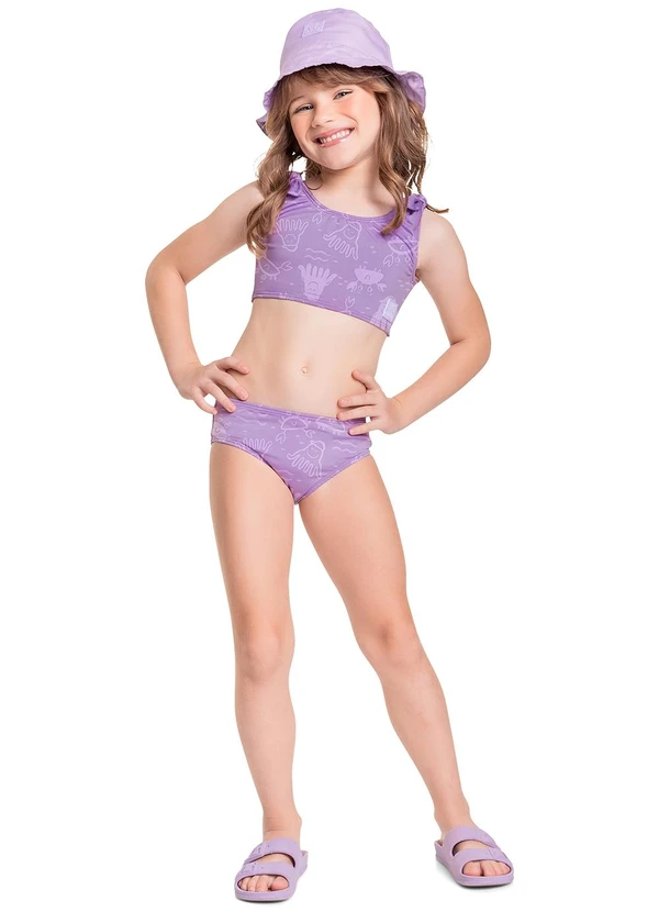 Quimby - Biquíni Infantil Fps +50 Roxo