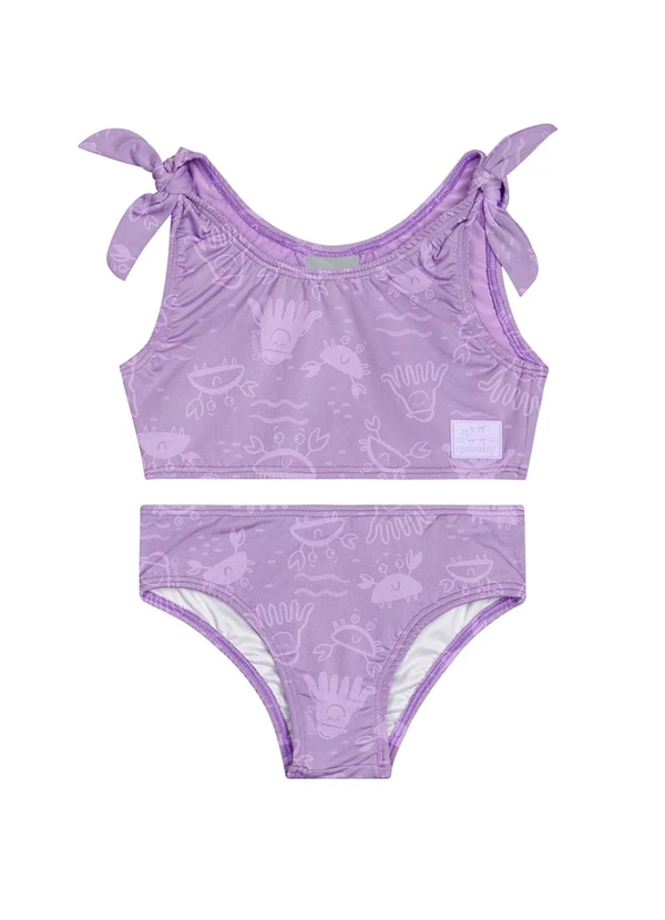 Quimby - Biquíni Infantil Fps +50 Roxo 2
