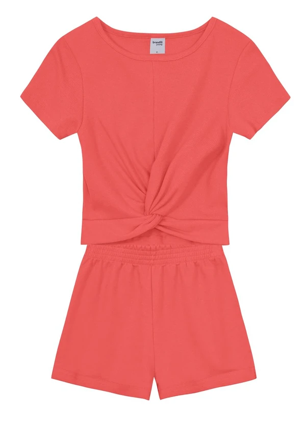 Brandili - Brandili Young Conjunto Teen Amarração Vermelho 2