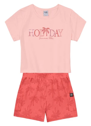 Brandili Young Conjunto Teen de Verão (Rosa) - BRANDILI