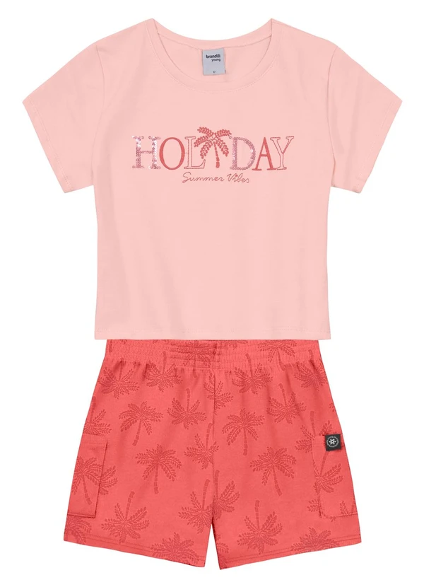 Brandili - Brandili Young Conjunto Teen de Verão Rosa 2