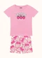 Fakini Kids - Cj.Blusa/Ciclista Rosa - variação: Rosa