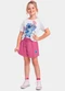 Fakini Kids - Cj.Blusa/Short Lilo & Stitch Branco - variação: Branco