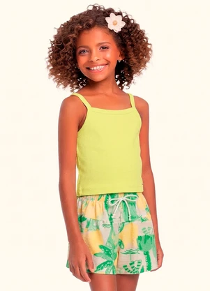 Fakini Kids - Cj.Regata/Short Amarelo - FAKINI KIDS