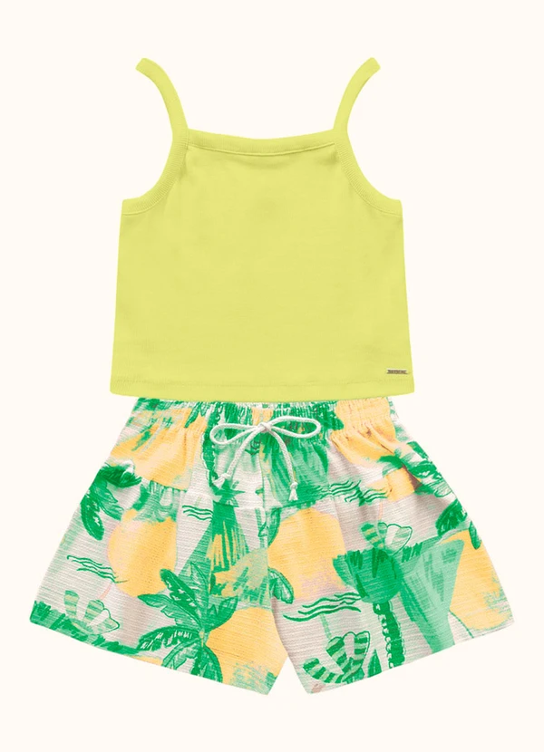 Fakini Kids - Cj.Regata/Short Amarelo 3