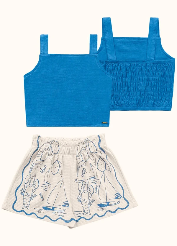 Fakini Kids - Cj.Regata/Short Azul 3