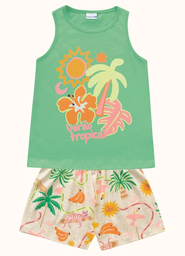 Fakini Kids - Cj.Regata/Short Verde 3