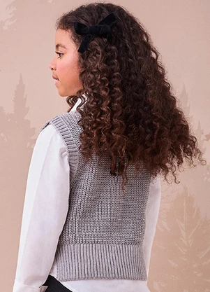 Momi - Colete de Tricot Cinza Cinza - MOMI