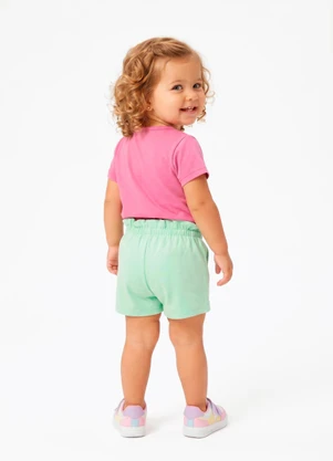 Sweet Lemon - Con Blusa com Silk Shorts Rosa - SWEET LEMON