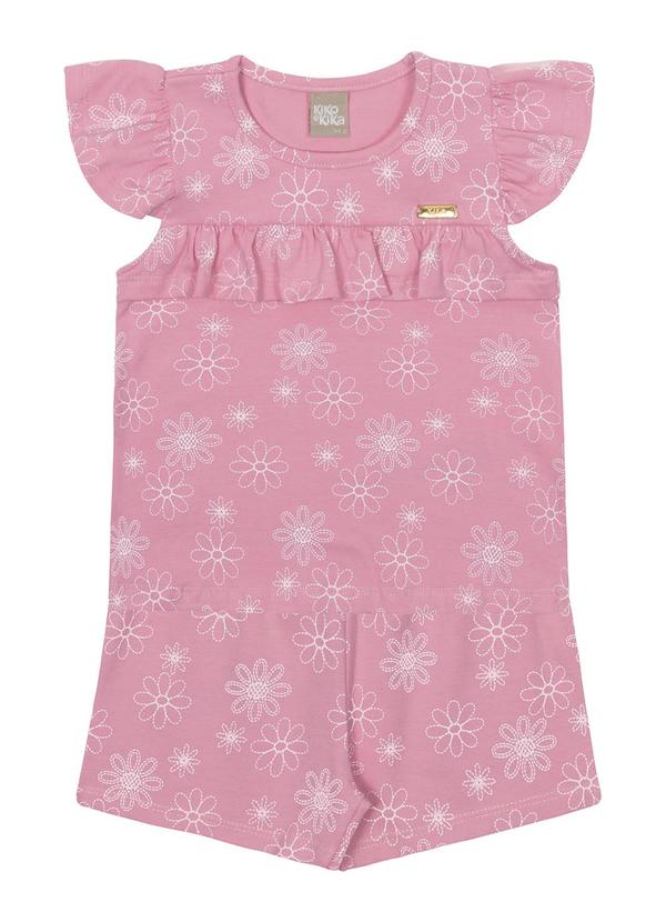 Kiko e Kika - Conjunto Blusa e Shorts Rosa