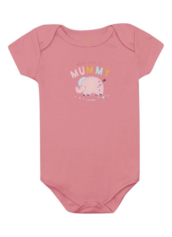 Kiko Baby - Conjunto Body e Shorts Rosa