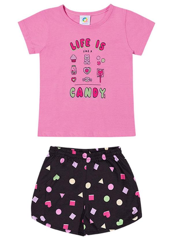 Alenice - Conjunto a Vida é um Doce Menina Rosa