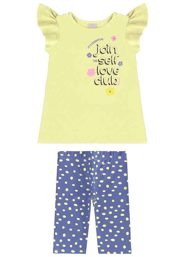 Malwee Kids - Conjunto Amarelo Claro Always Be Lovely Menina 2