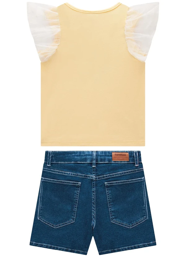 Carinhoso - Conjunto Amarelo Claro Comfort Sea Menina 2