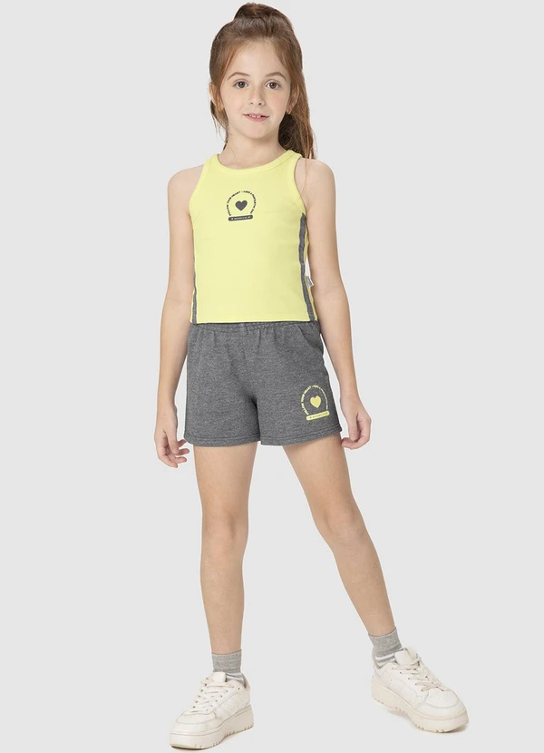 Malwee Kids - Conjunto Amarelo Follow Your Heart
