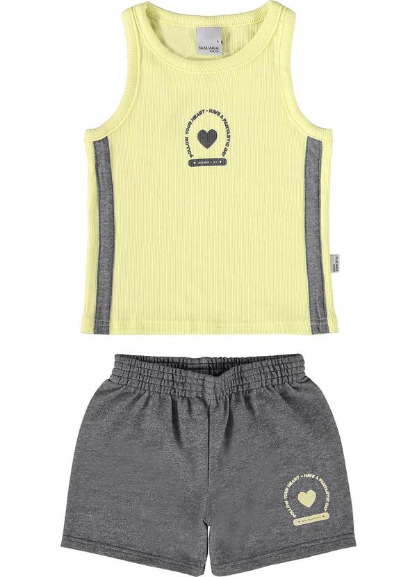 Malwee Kids - Conjunto Amarelo Follow Your Heart 2