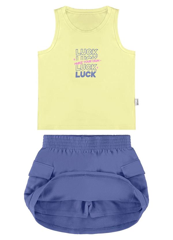 Malwee Kids - Conjunto Amarelo Make Your Own Luck 2